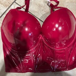 Victoria's Secret Red Push-Up Bra/Corset like top